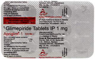 Apriglim 1 Tablet 15